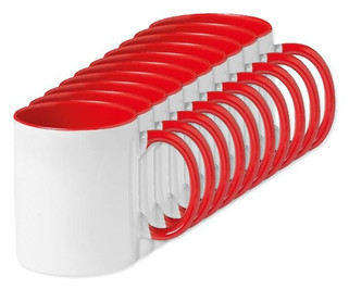 Pack of 100 GiftRetail MO8422 - SUBLIMCOLY Premium Coloured Ceramic Sublimation Mug 300ml