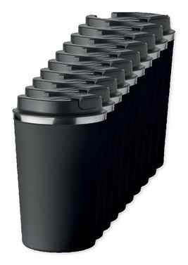 Pack de 10 GiftRetail MO6276 - BRACE Gobelet à double paroi 350 ml