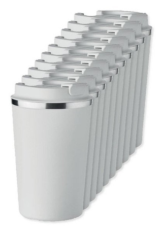 Pack of 100 GiftRetail MO6276 - BRACE Premium Double Wall Stainless Steel Tumbler 350ml