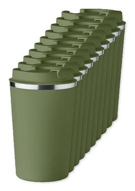 Pack de 100 GiftRetail MO6276 - BRACE Gobelet à double paroi 350 ml