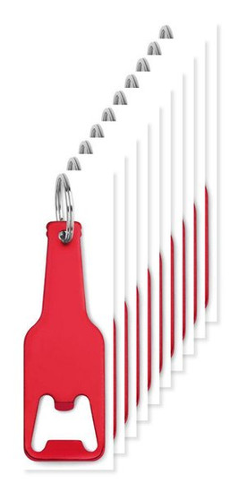 Pack da 100 GiftRetail MO9247 - BOTELIA Apribottiglie portachiavi