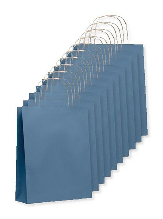 Pack of 10 GiftRetail MO6172 - PAPER TONE S Eco-Friendly Small Kraft Paper Gift Bags with Handles