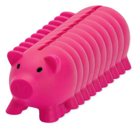 Pack of 100 GiftRetail MO8132 - PVC Piggy Bank with ABS stopper
