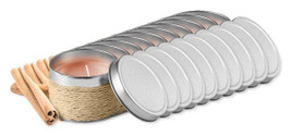 Pack of 10 GiftRetail IT2873 - DELICIOUS Aromatic Tin Candle in Decorative Box