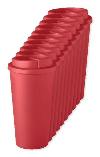 Zestaw 100 szt. GiftRetail MO6244 - TUESDAY Dwuścienny kubek 475 ml