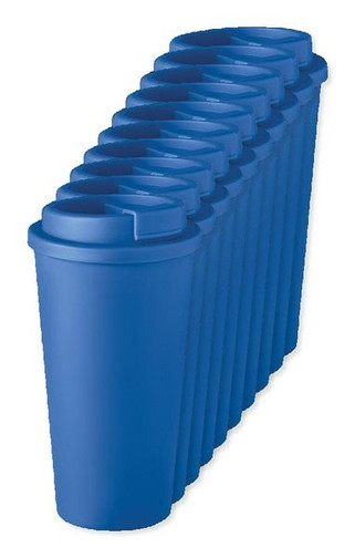 Pack of 100 GiftRetail MO6244 - TUESDAY Eco-Friendly Double Wall Tumbler 450 ml