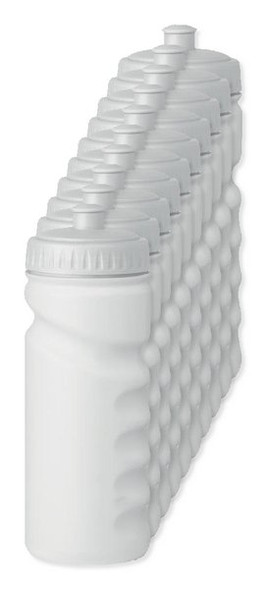 Pack of 100 GiftRetail MO9538 - SPOT EIGHT - Ergonomic BPA-Free 500ml Sports Water Bottle