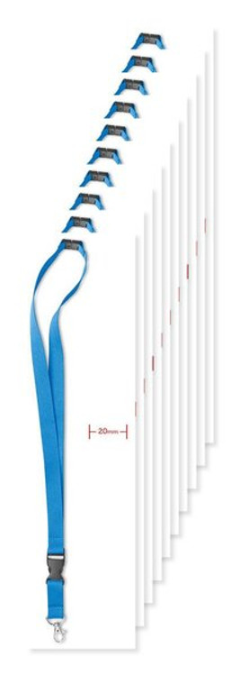 Pack de 100 GiftRetail MO8595 - LANY Tour de cou  20 mm