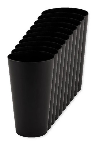 Pack of 10 GiftRetail MO9907 - FESTA LARGE - Eco-friendly and Reusable 500ml - Festival/Party Cup