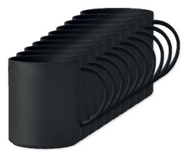 Pakke med 10 GiftRetail MO6256 - MONDAY Genanvendelig krus 300 ml