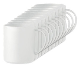 Pack mit 100 GiftRetail MO6256 - MONDAY Kaffeebecher 300ml