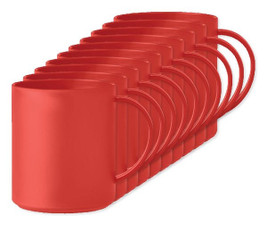 Pack of 100 GiftRetail MO6256 - MONDAY Eco-Friendly 300ml Reusable Plastic Mug