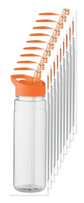 Pack mit 100 GiftRetail MO6467 - ALABAMA Trinkflasche RPET 650ml