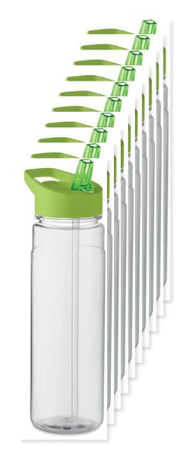 Pack mit 100 GiftRetail MO6467 - ALABAMA Trinkflasche RPET 650ml