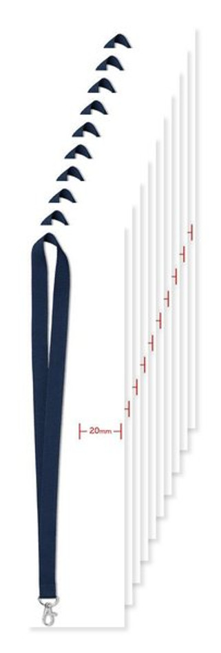 Paketti 10 kpl GiftRetail MO9058 - SIMPLE LANY Kaulanauha