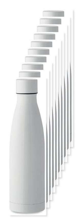Pack of 10 GiftRetail MO9812 - BELO BOTTLE 500ml Copper Insulated Stainless Steel