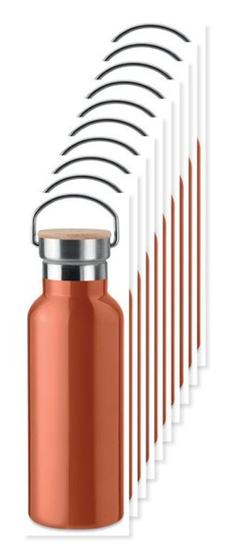 Pack mit 100 GiftRetail MO9431 - HELSINKI Isolierflasche 500ml