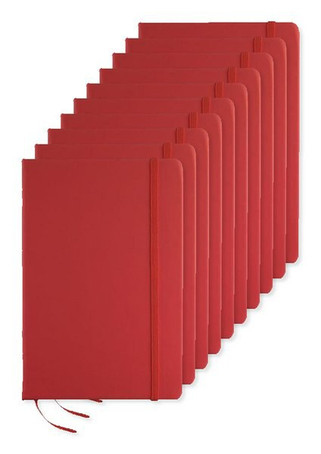 Pack mit 10 GiftRetail MO1804 - ARCONOT DIN A5 Notizbuch