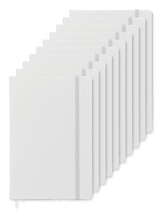 Pack of 100 GiftRetail MO1804 - ARCONOT Premium A5 Notebook with Elastic Closure