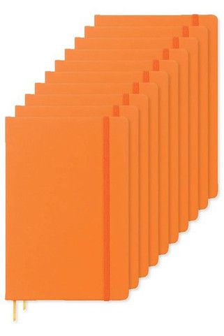 Pack mit 10 GiftRetail AR1804 - ARCONOT DIN A5 Notizbuch