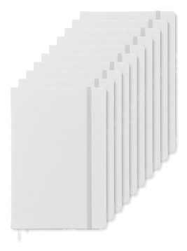 Pack of 100 GiftRetail AR1804 - ARCONOT A5 Hardcover Notebook with Elastic Strap