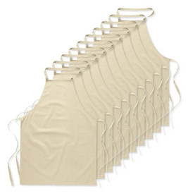 Pack of 10 GiftRetail MO7251 - KITAB Premium Adjustable Cotton Kitchen Multi-purpose Apron