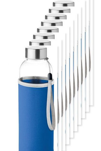 Paketti 10 kpl GiftRetail MO9358 - UTAH GLASS Lasinen juomapullo