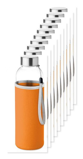 Paketti 100 kpl GiftRetail MO9358 - UTAH GLASS Lasinen juomapullo