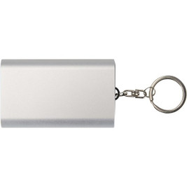 Arcturus 2 000 mAh powerbank i återvunnet aluminium med nyckelring - EgotierPro 124517