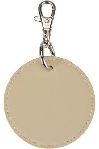 Resi Plus GRS recycled round charm keychain - EgotierPro 130140