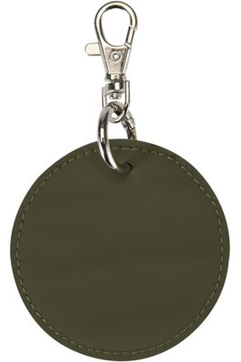 Resi Plus GRS recycled round charm keychain - EgotierPro 130140