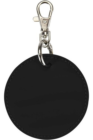 Resi Plus GRS recycled round charm keychain - EgotierPro 130140