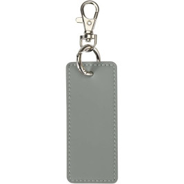 Resi Plus GRS recycled rectangle charm keychain - EgotierPro 130141