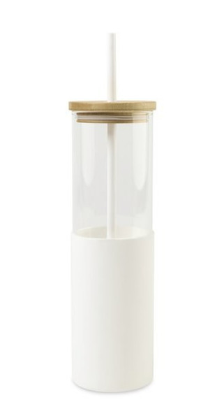 Aviana 101543 - ™ Journey Glass Tumbler with Straw - 20 Oz