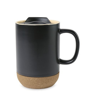 GiftRetail 101611 - Valo Ceramic Lidded Mug - 14 Oz.