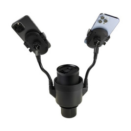 iLive 102129 - ™ Portavasos con soporte doble para teléfonos móviles