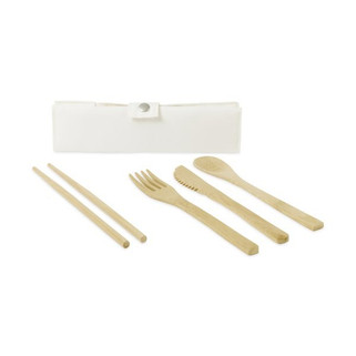 GiftRetail 102205 - Zero-Waste Bamboo Utensil Kit