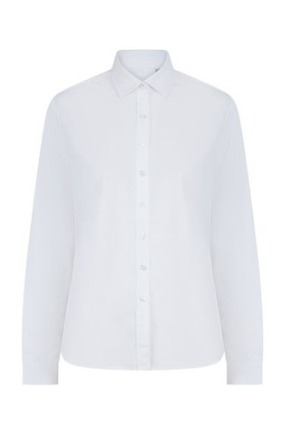 Henbury HY583 - NAISTEN PITKÄHIHAINEN COTTON FEEL COOLPLUS® PAITA
