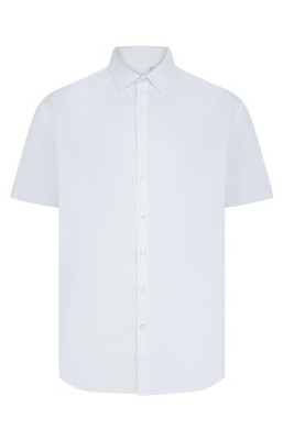 HENBURY HY588 - MEN'S SHORT SLEEVED 'COTTON FEEL' COOLPLUS® SHIRT