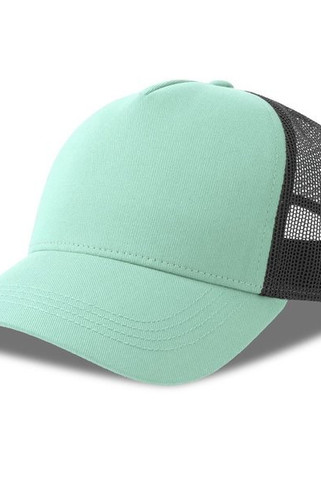 ATLANTIS HEADWEAR AT228 - 5-panel cotton trucker-style cap
