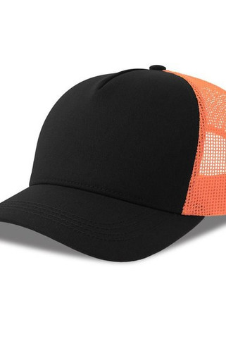 ATLANTIS HEADWEAR AT228 - 5-Panel-Cap im Trucker-Stil aus Baumwolle
