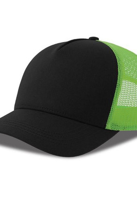 ATLANTIS HEADWEAR AT228 - Casquette 5 pans style trucker en coton
