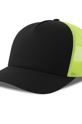 ATLANTIS HEADWEAR AT228 - 5-panel cotton trucker-style cap