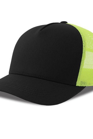 ATLANTIS HEADWEAR AT228 - 5-panel cotton trucker-style cap