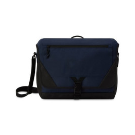 Gemline 102786 - Peak Bolso mensajero para portátil de rPET reciclado