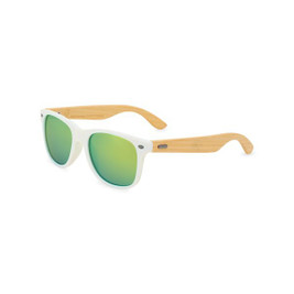 GiftRetail 103126 - CapeShades Recycled Bamboo Sunglasses White Frame
