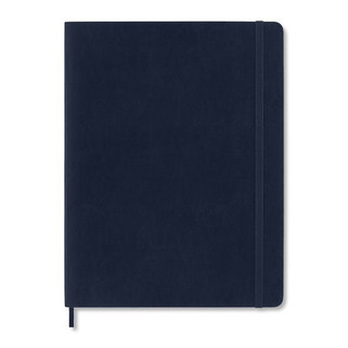 Moleskine P40700 - Cuaderno de tapa blanda, rayado, extragrande