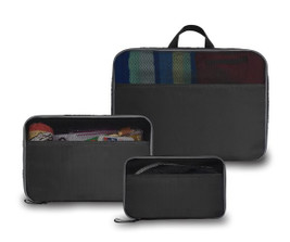 Gemline P8446 - Set de 3 cubos de empaque Jetsetter