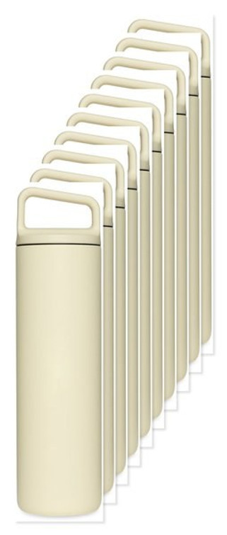Pack of 10 MiiR 100275 - Vacuum Insulated Wide Mouth Bottle - 20 Oz.