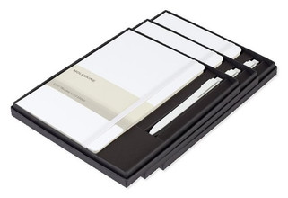 Pack of 30 Moleskine 100479 - Large Notebook and GO Pen Gift Set
